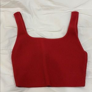 Babaton Sculpt knit Crop Top